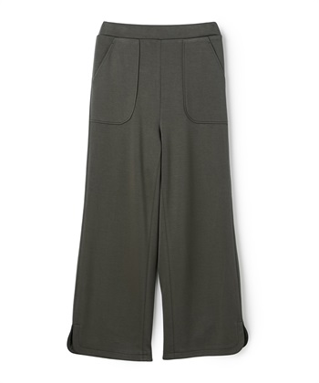ダンボールニットワイドパンツ(カーキ-36)