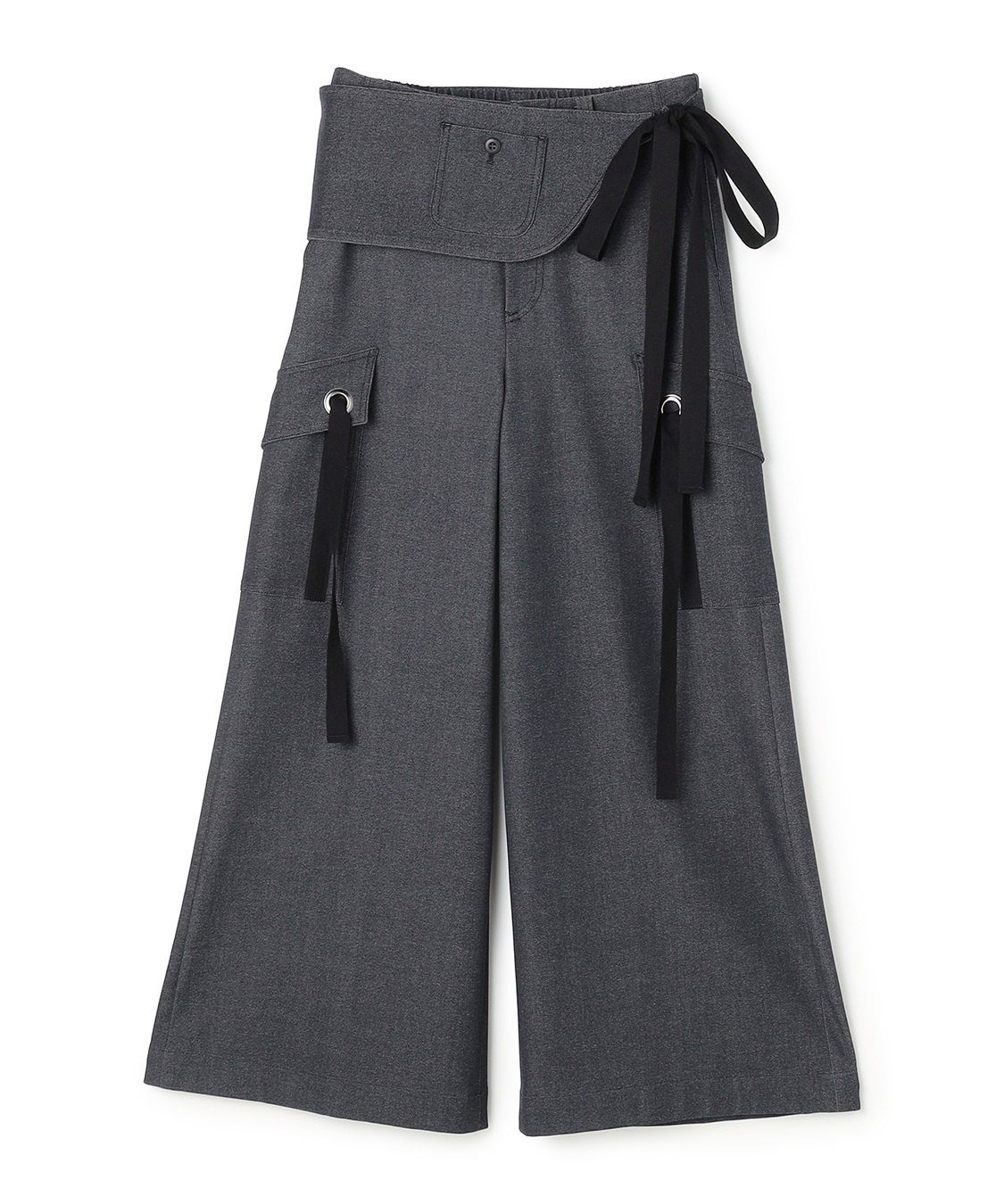 ATSURO TAYAMA サイドリボンツイルカーゴパンツ（ポケットベルト付き）_variation_2