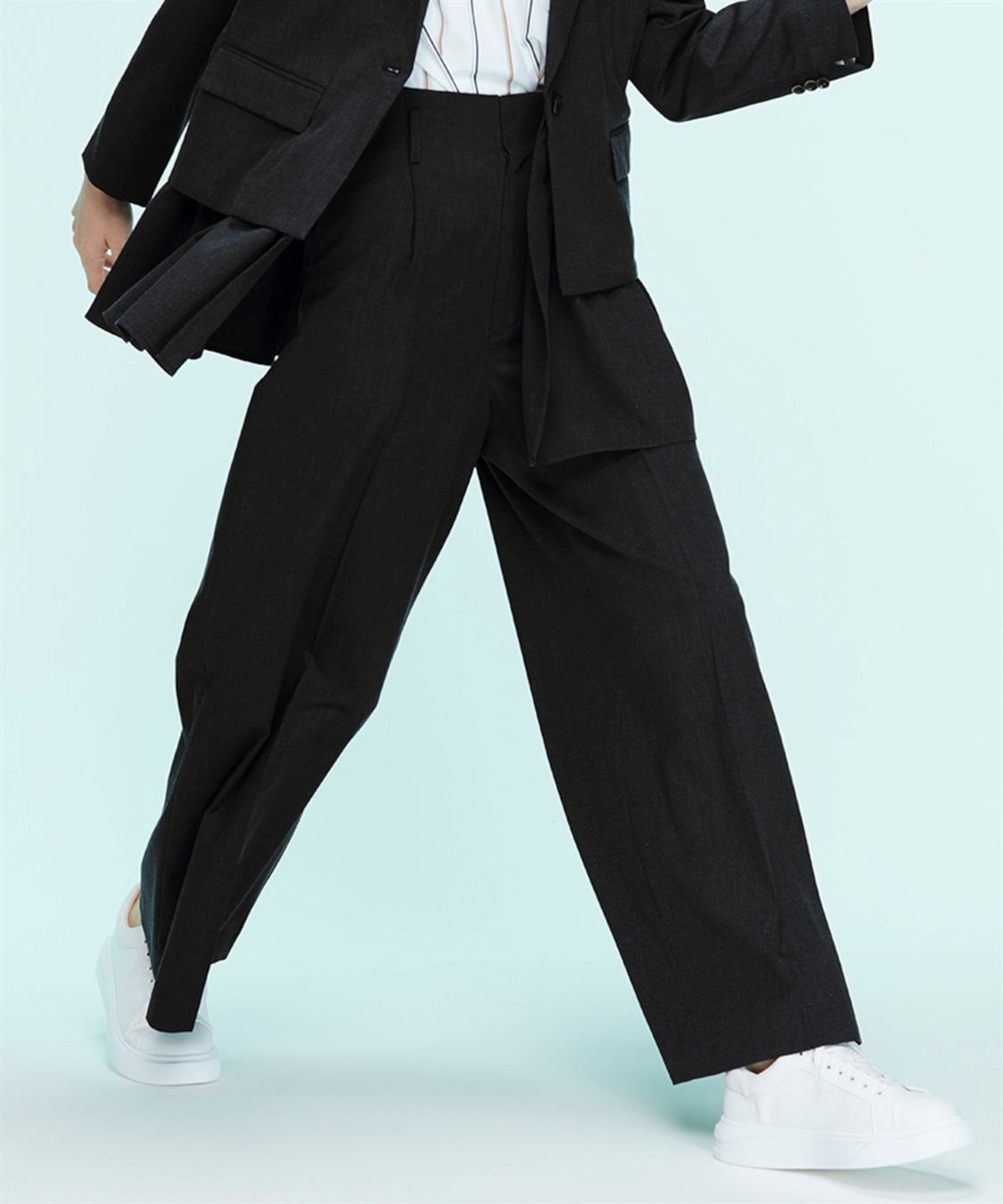 ATSURO TAYAMA 麻混ワイドパンツ_main