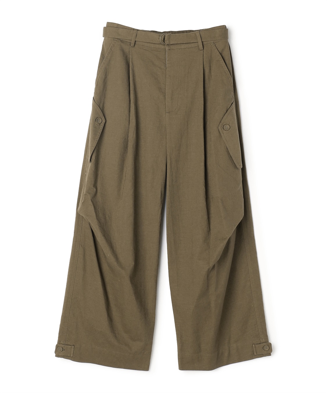 ART OF GARDEN】コットン×リネンワイドパンツ ATSURO TAYAMA｜クロス