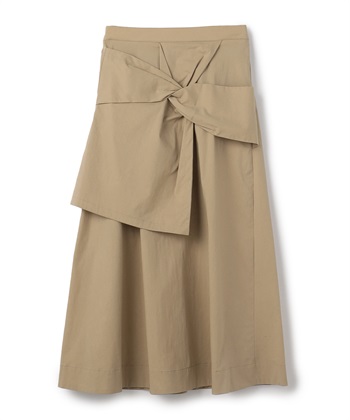 ビッグリボンスカート(ベージュ-36)