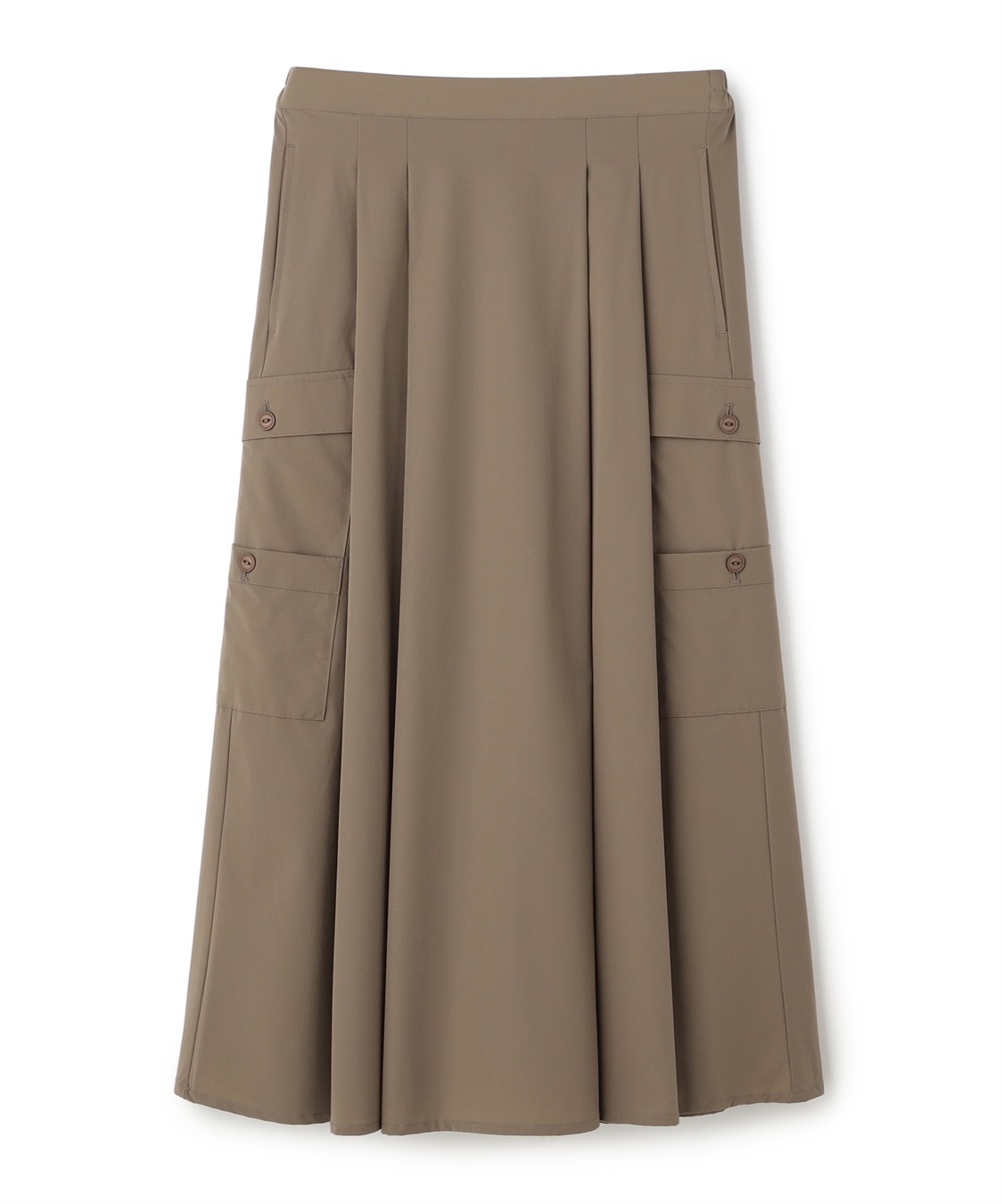 ATSURO TAYAMA ストレッチロング丈スカート_main