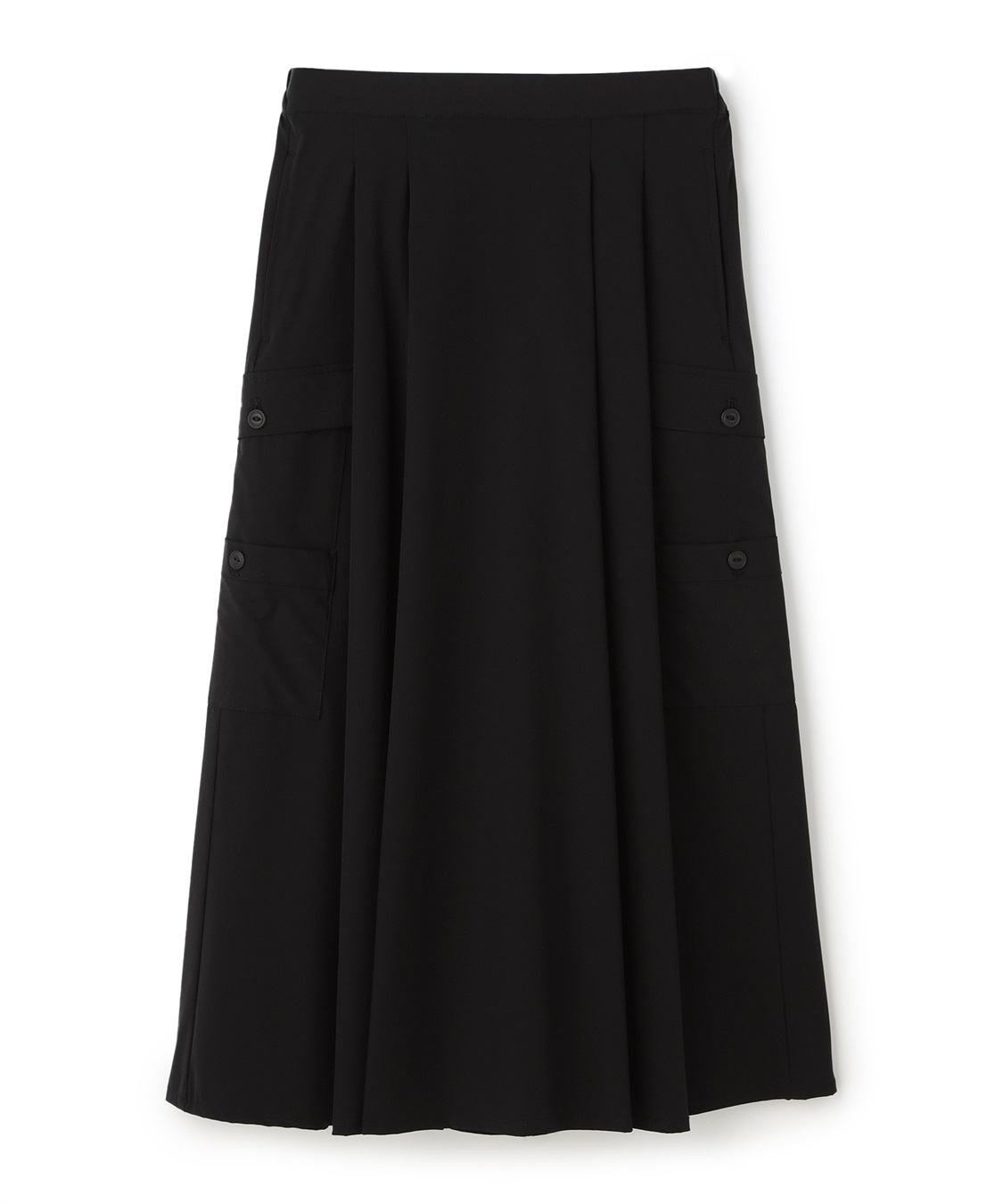 ATSURO TAYAMA ストレッチロング丈スカート_variation_1