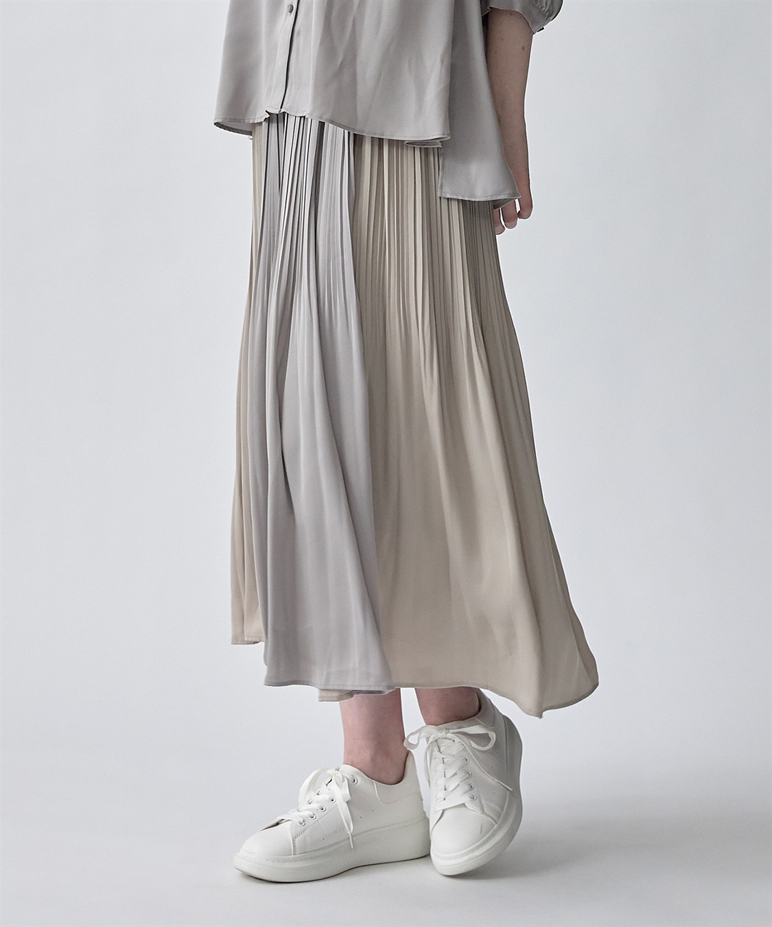 ATSURO TAYAMA プリーツギャザースカート_main