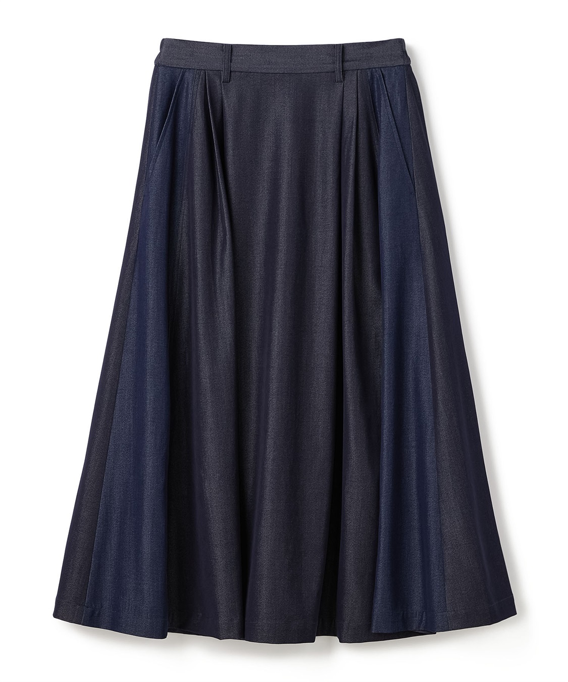 ATSURO TAYAMA ポリエステル混デニムスカート_variation_2