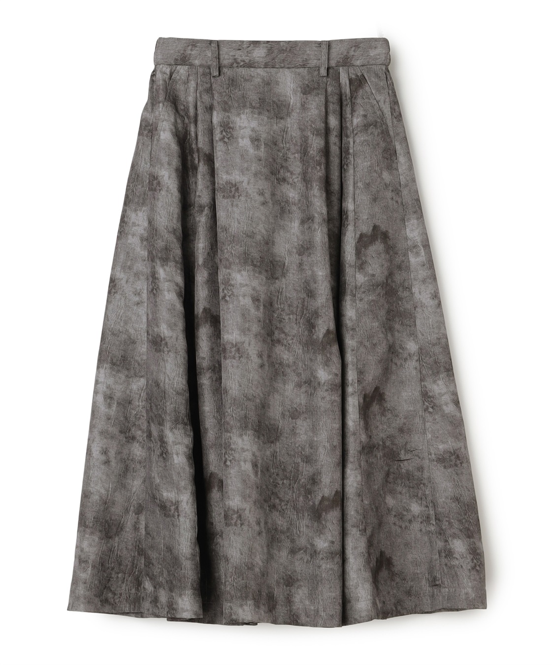 ATSURO TAYAMA アートプリントタックフレアスカート_variation_1