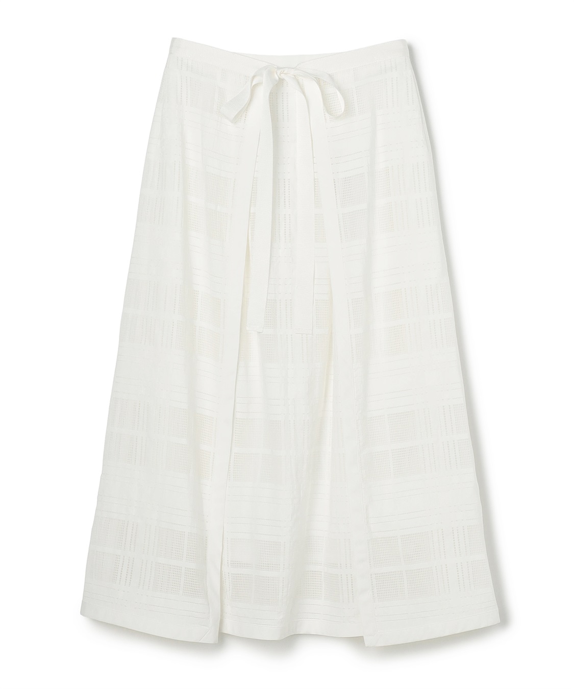 ATSURO TAYAMA シースルーチェックスカート_variation_1