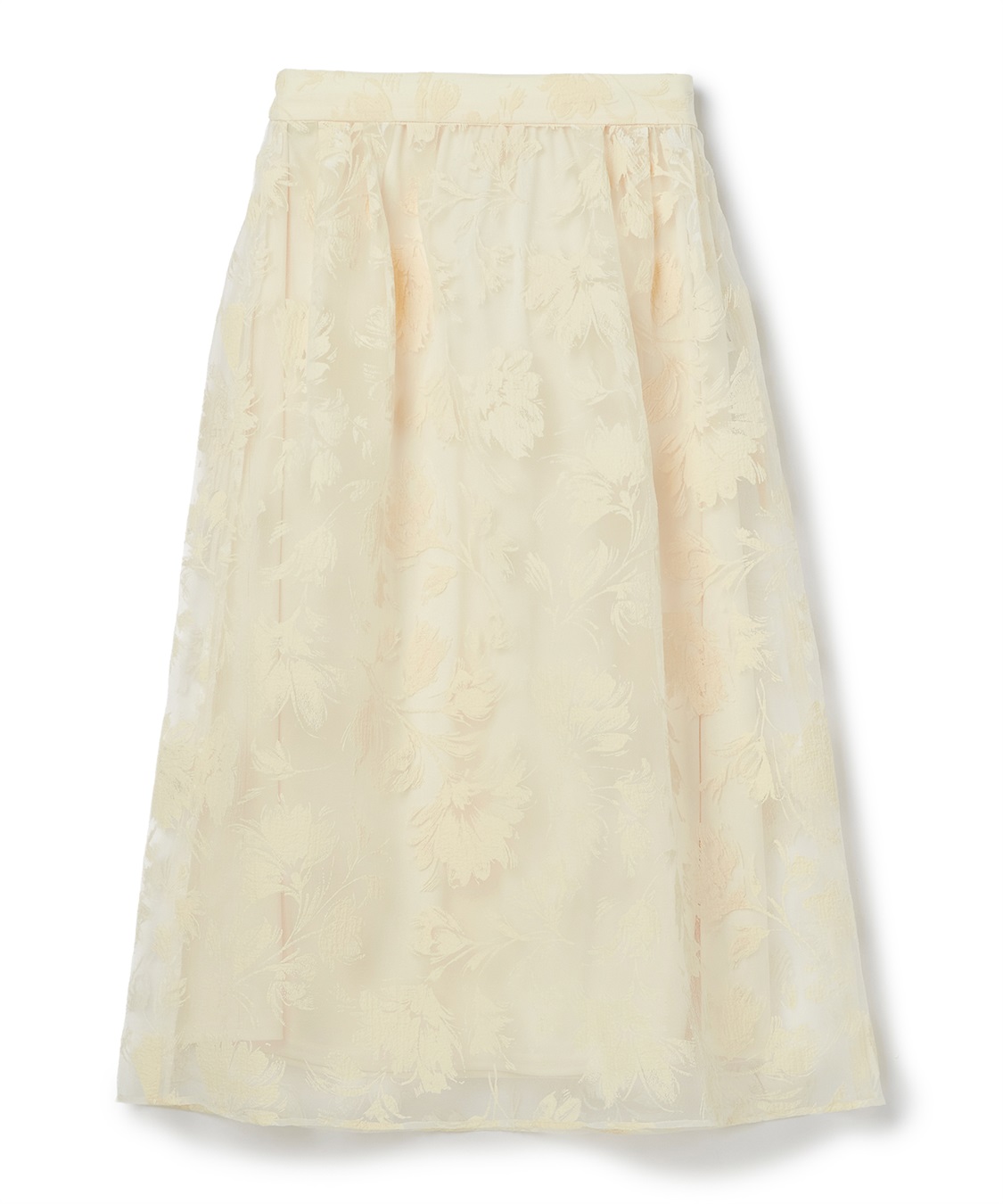 ATSURO TAYAMA フロッキープリントシアーロングスカート_variation_1