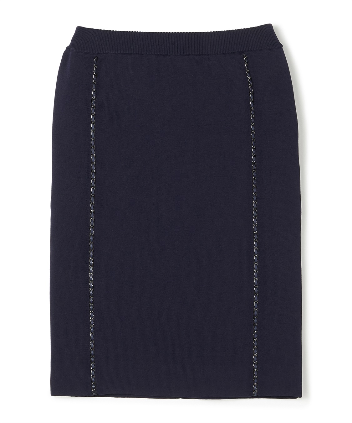 ATSURO TAYAMA レザーチェーンニットタイトスカート_main