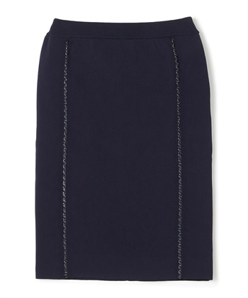 ATSURO TAYAMA レザーチェーンニットタイトスカート_variationthumb_2