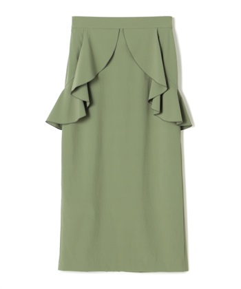 ATSURO TAYAMA ナイロンストレッチフリルペンシルスカート_variationthumb_1