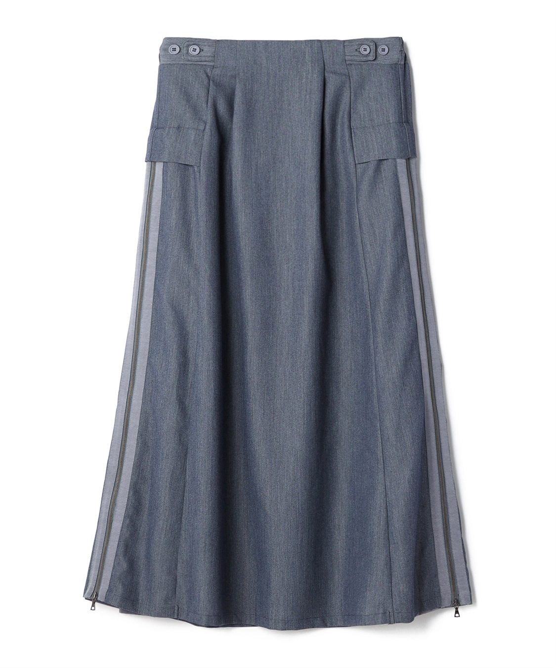 ATSURO TAYAMA サイドジップフレアスカート_variation_2