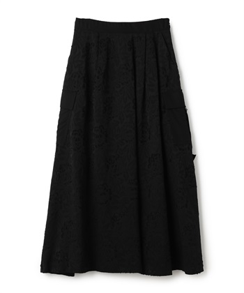 ATSURO TAYAMA 異素材ポケットフレアスカート_variationthumb_1