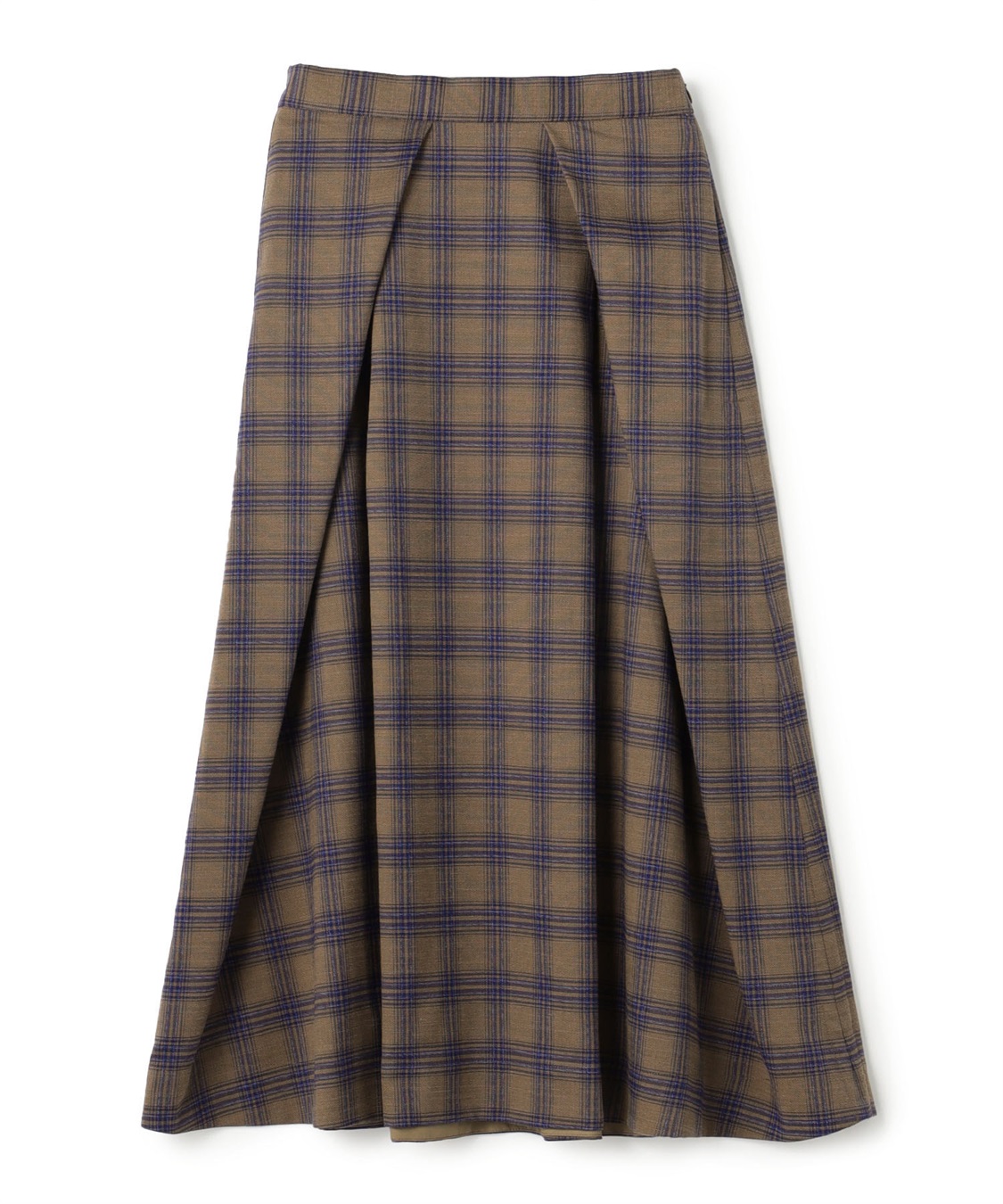 ATSURO TAYAMA チェック柄ロング丈スカート_variation_2