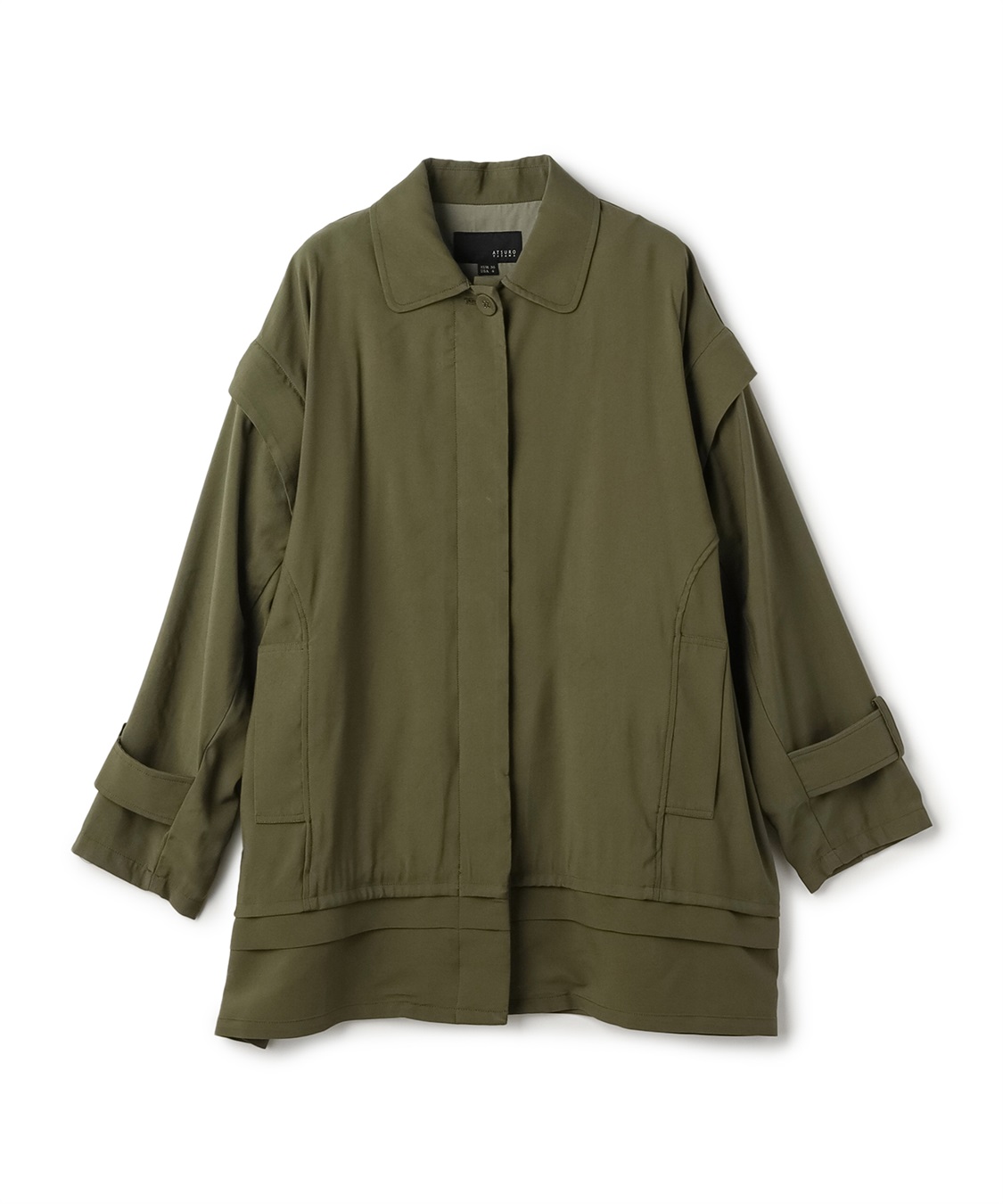 ATSURO TAYAMA レーヨン混2WAYコート_variation_2