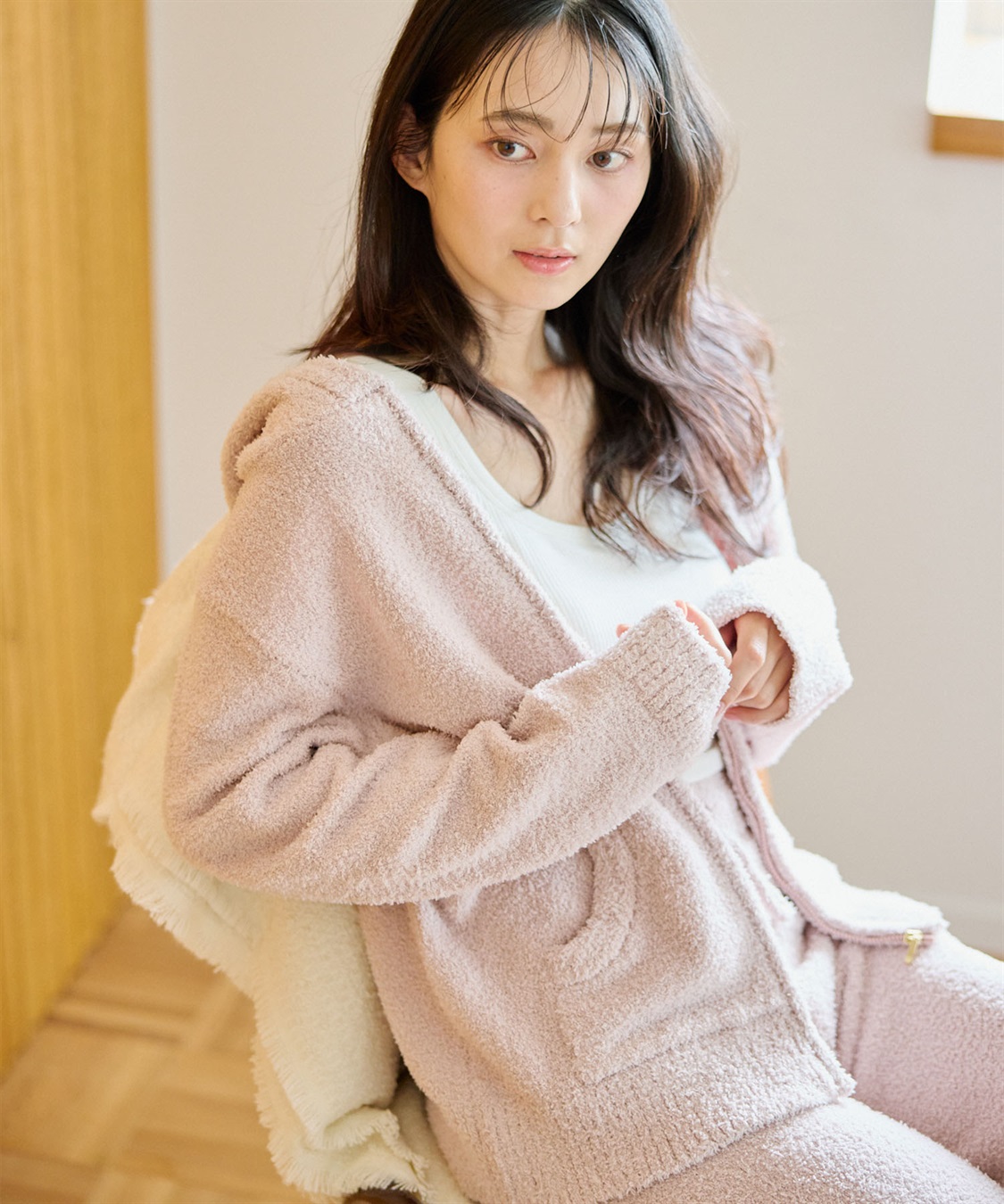 ふわもこパーカー GLOBAL WORK｜洗える防風ふわもこパーカー/キッズ/577748