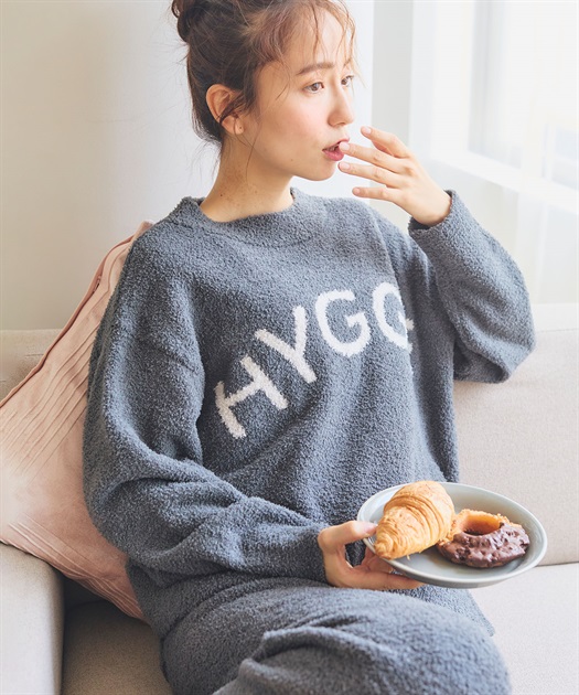 【LAFUKU】マシュマロニットHYGGEロゴプルオーバー※パンツ別売り