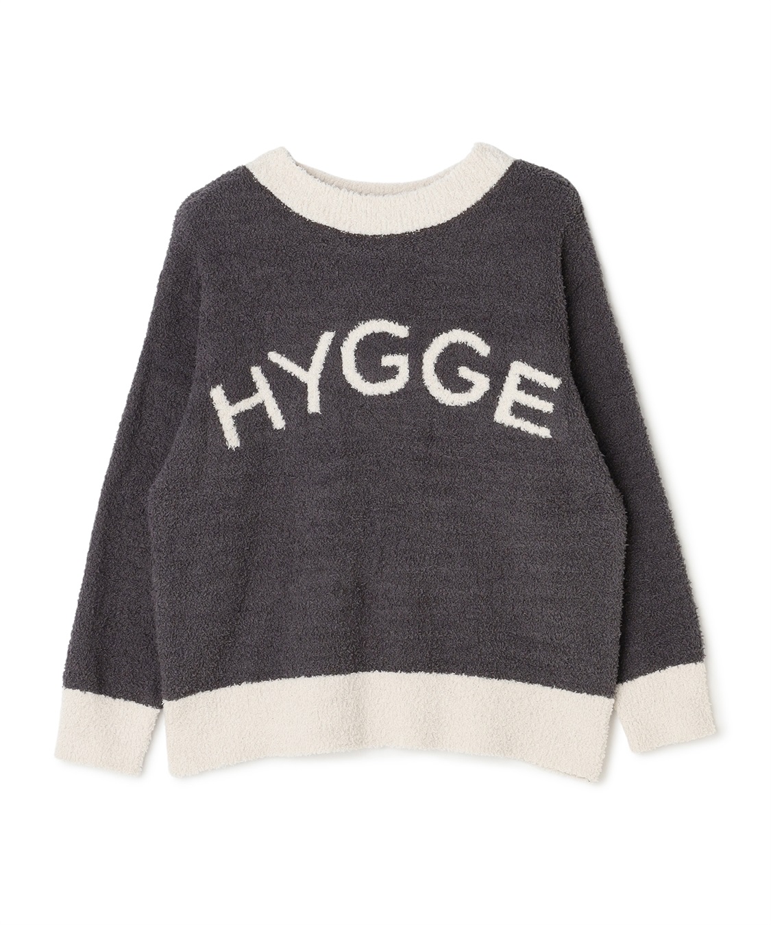 LAFUKU 【LAFUKU/ラフク】もちふわマシュマロニットHYGGEロゴトップス/ルームウェア（上下別売り）_variation_2