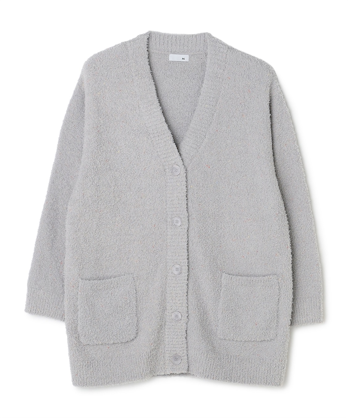 LAFUKU 【LAFUKU/ラフク】マシュマロニットもちふわネップニットＶネックカーディガン/ルームウェア（上下別売り）_variation_1