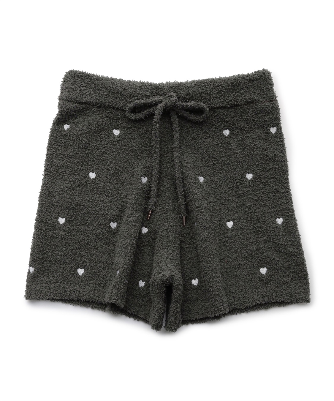 LAFUKU 【LAFUKU/ラフク】もちふわマシュマロニットハートドット刺繍ショートパンツ/ルームウェア（上下別売り）_variation_3