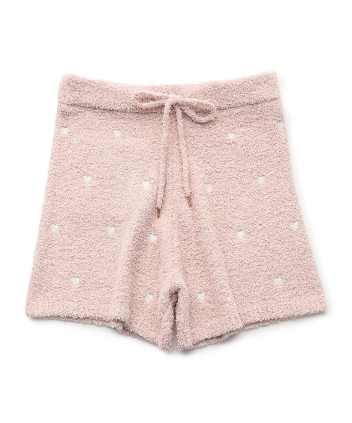 LAFUKU 【LAFUKU/ラフク】もちふわマシュマロニットハートドット刺繍ショートパンツ/ルームウェア（上下別売り）_variation_4