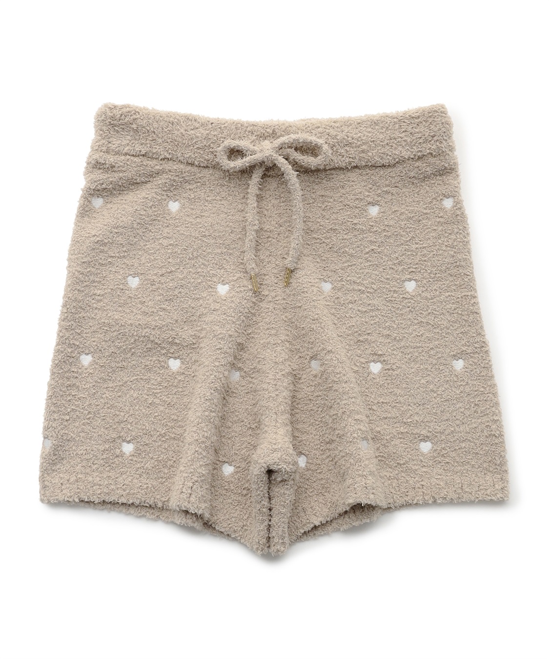 LAFUKU 【LAFUKU/ラフク】もちふわマシュマロニットハートドット刺繍ショートパンツ/ルームウェア（上下別売り）_variation_6