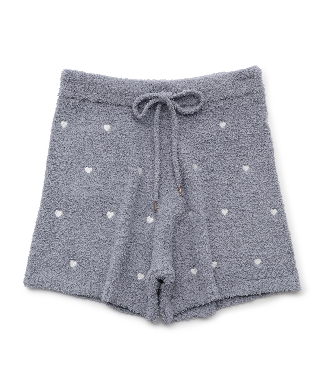 LAFUKU 【LAFUKU/ラフク】もちふわマシュマロニットハートドット刺繍ショートパンツ/ルームウェア（上下別売り）_variation_7
