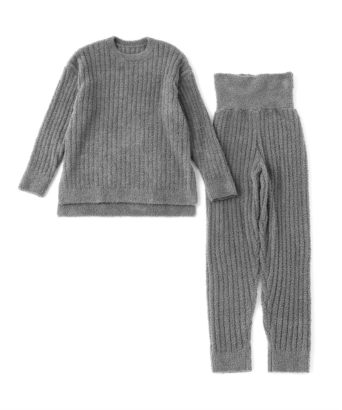 Life Style by cross marche 【LAFUKU/ラフク】腹巻き付きパジャマ パンツ&#215;トップスルームウェアSET（上下セット）◆あったか・温活◆_variation_1