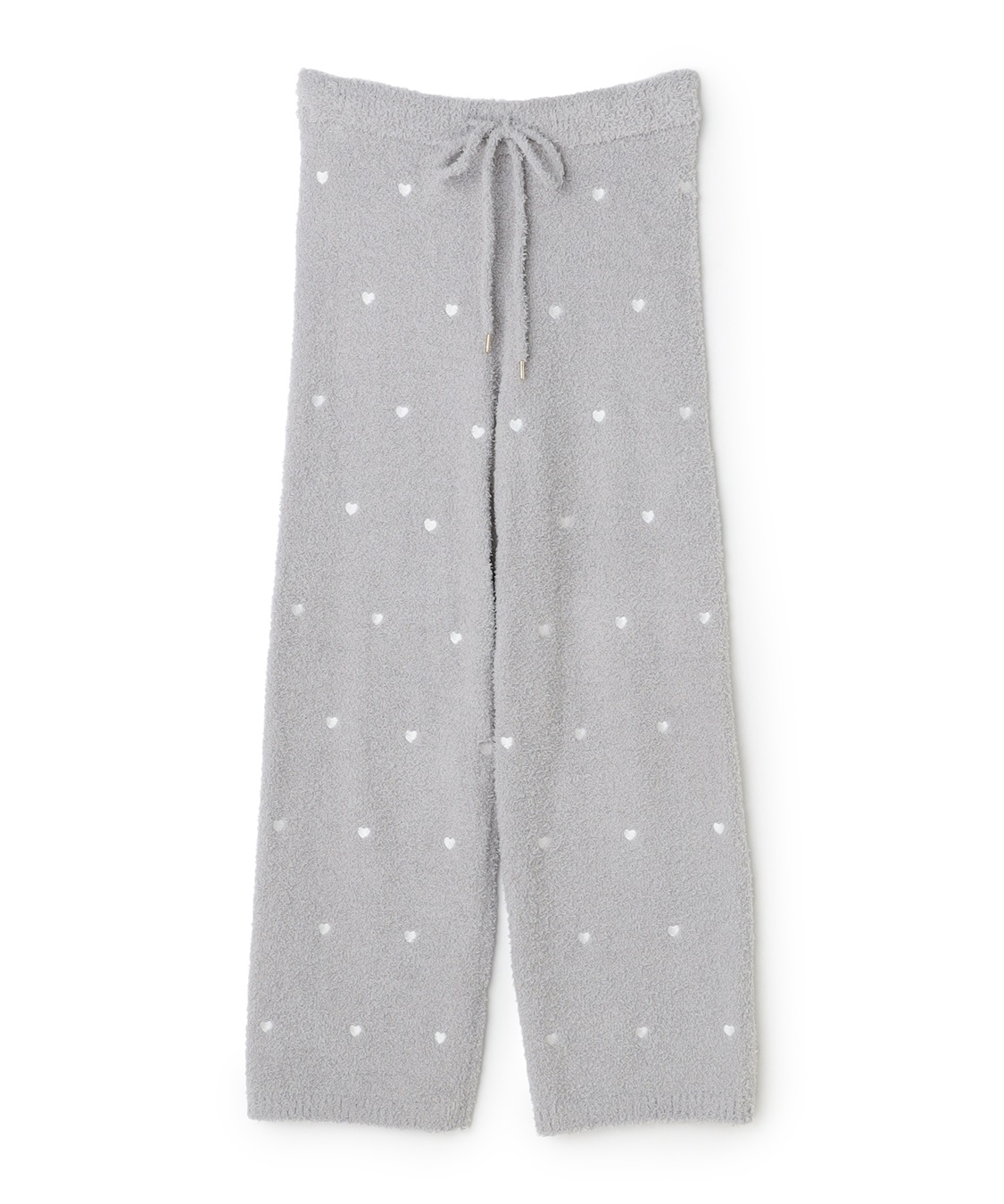 Life Style by cross marche 【LAFUKU/ラフク】もちふわマシュマロニットハートドット刺繍ロングパンツ/ルームウェア（上下別売り）_variation_1
