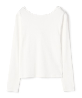 テレコボートネックプルオーバー(オフ-F)