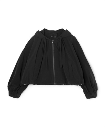 【KIDS】ラッシュガードショートフーディー(ブラック-120)