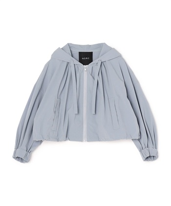 【KIDS】ラッシュガードショートフーディー(ブルー-120)