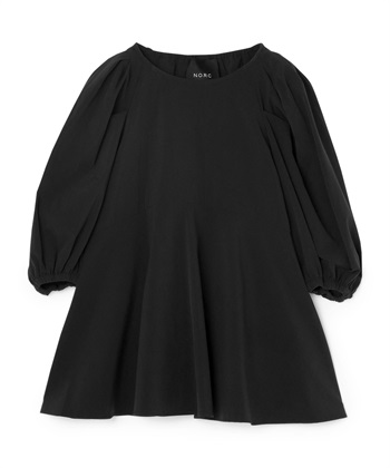 【KIDS】ラッシュガードワンピース(ブラック-120)