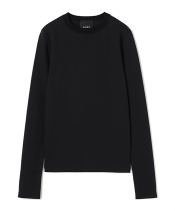 マルチファンクションボトルネックトップス(ブラック-F)