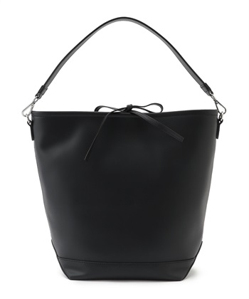 【LA SCAIA】レザーバケットBAG(ブラック-F)
