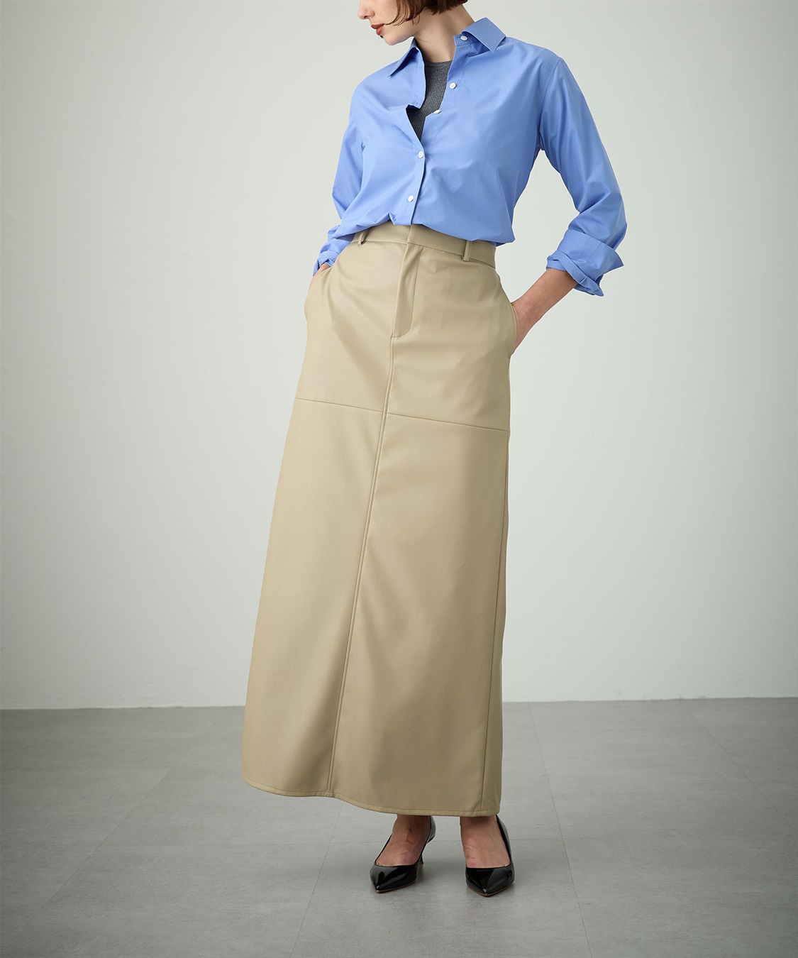 フェイクレザースカート N.O.R.C｜クロスプラス公式通販サイト