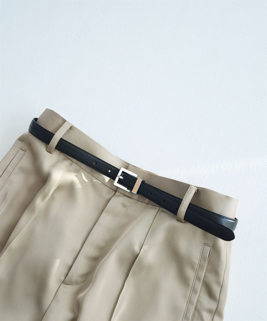 N.O.R.C スクエアバックルレザーベルト_main