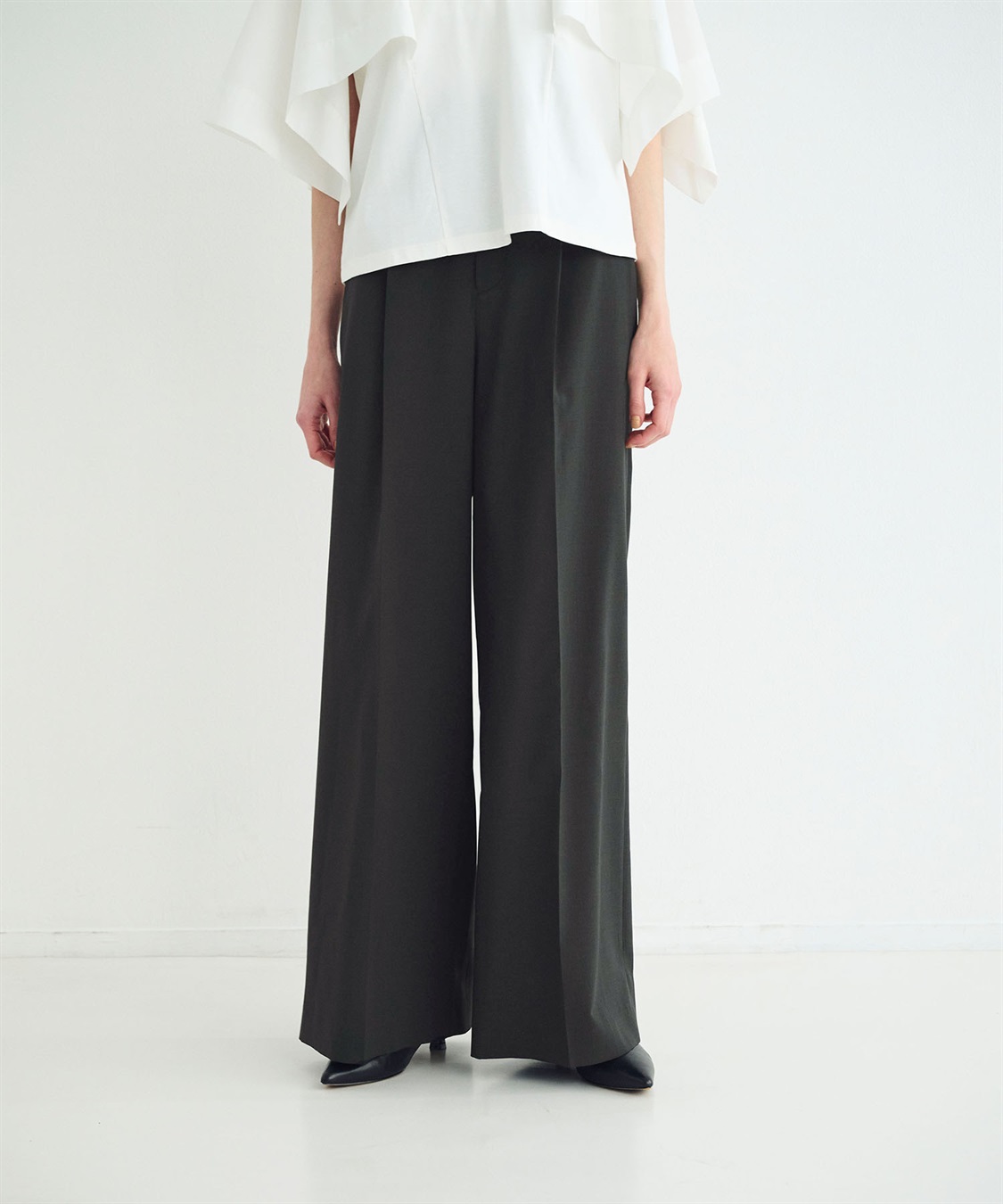 N.O.R.C ウォシャブルワイドストレートパンツ【CLEAN MOTION】_main