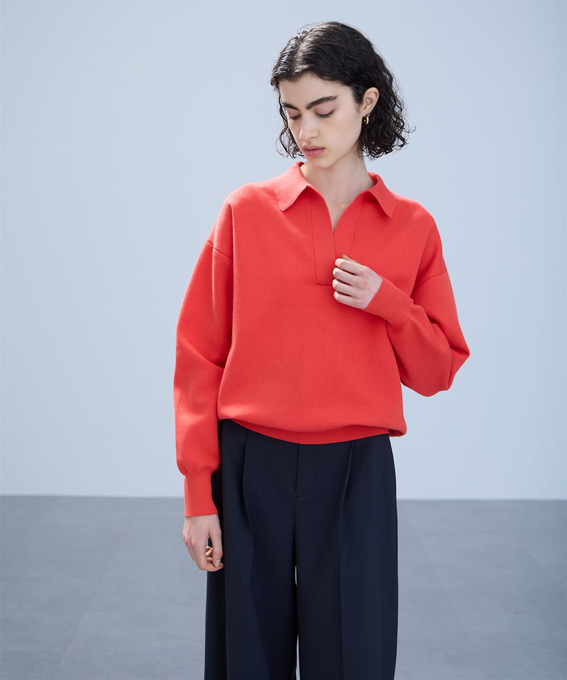 スウェットライクスキッパーニット N.O.R.C｜クロスプラス公式通販サイト