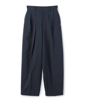 ウォッシャブルバレルパンツ【CLEAN MOTION】(ネイビー-1)