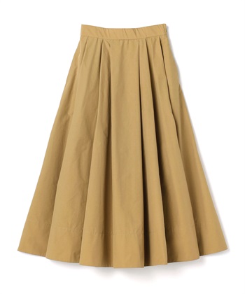 タックフレアスカート【NYLON WEATHER】(ベージュ-1)