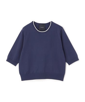 N.O.R.C ハーフスリーブニット【BEAUTY AIRY ハーフスリーブニット【BEAUTY AIRY】 N.O.R.C｜クロスプラス