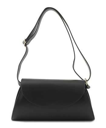 【AULENTTI】レザーショルダーBAG(ブラック-Ｆ)