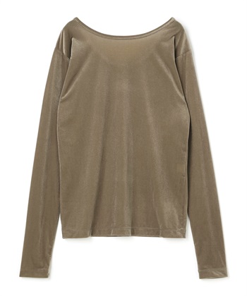 ベロアトップス(モカ-F)