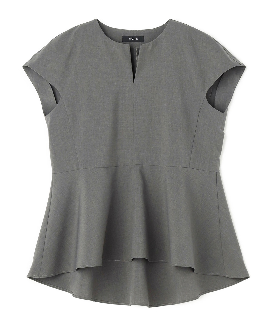 N.O.R.C ウォッシャブルペプラムブラウス【CLEAN MOTION】_variation_1