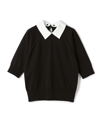 2WAYフォルムニットプルオーバー【BEAUTY AIRY】(ブラック-Ｆ)