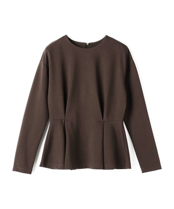 タックシルエットトップス(ブラウン-F)