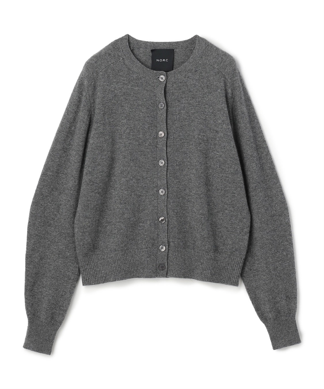 N.O.R.C 【CASHMERE100%】カシミヤクルーネックニットカーディガン_variation_2