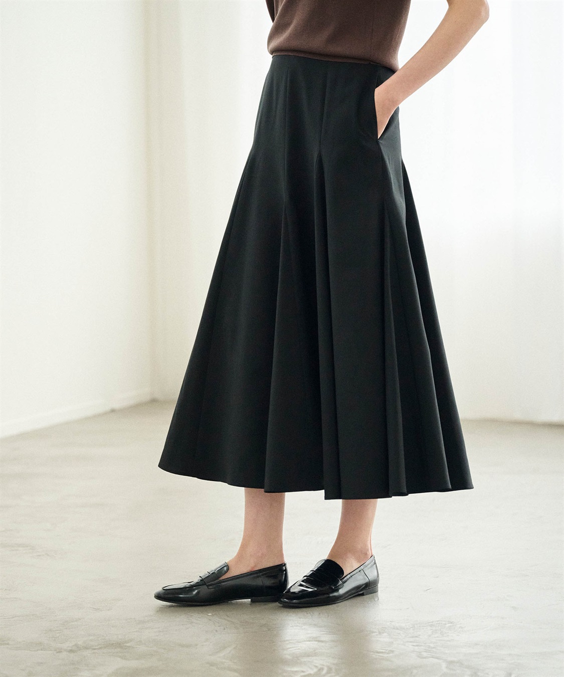 N.O.R.C ウォッシャブルマチフレアスカート【CLEAN MOTION】_main