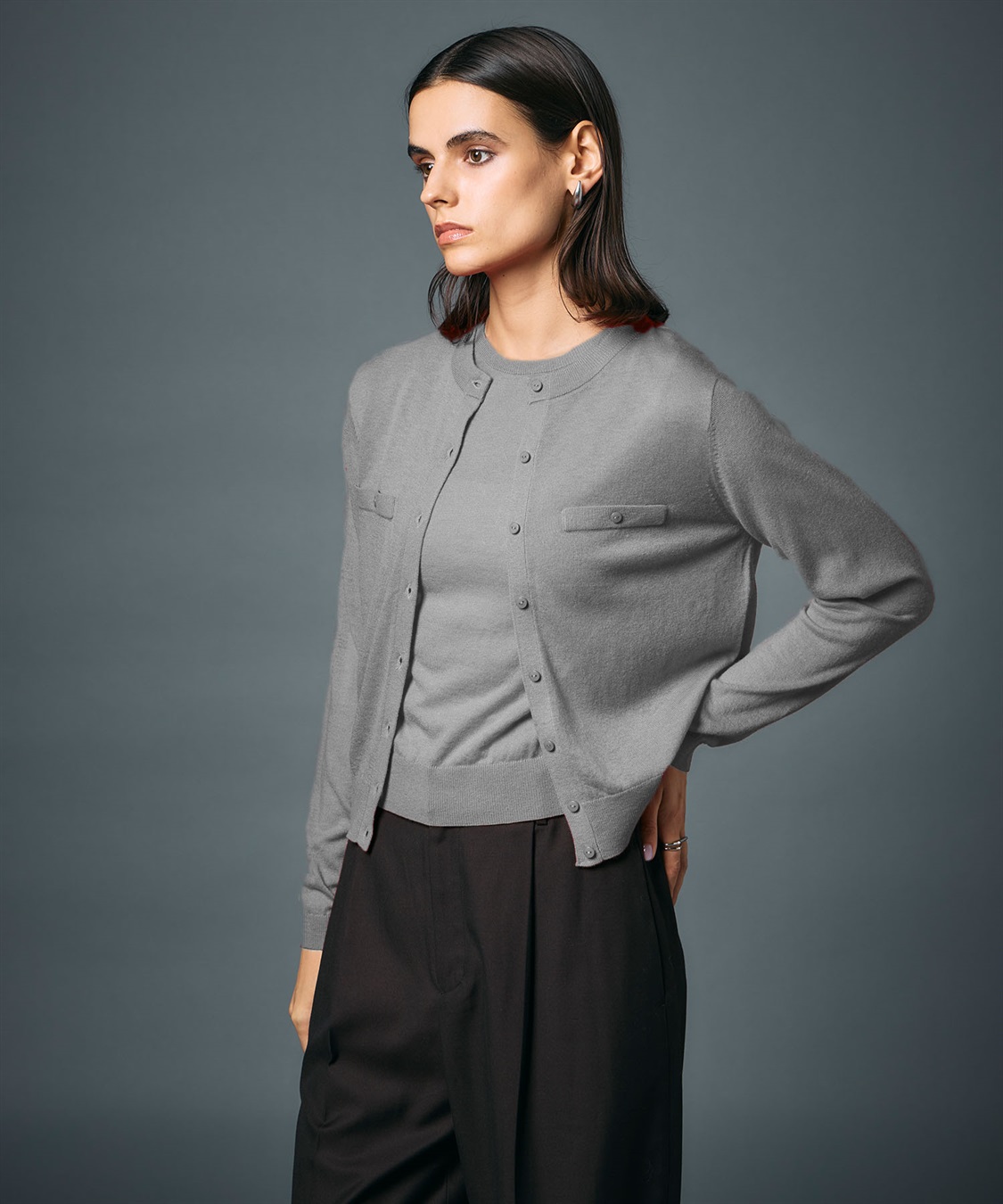 N.O.R.C <NEW YEAR TIME SALE>WOOL SILK PACK ENSEMBLE KNIT_variation_1